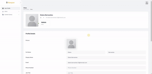 DiKeeper User picture